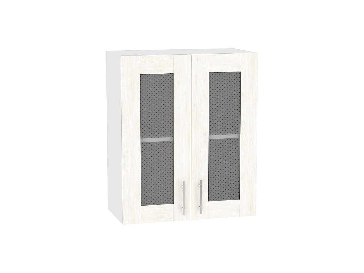 shkaf verxnij osteklennyj loft v600 nordic oak belyj
